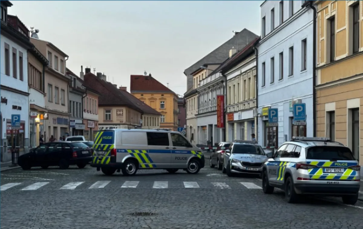 Policisté na místě činu