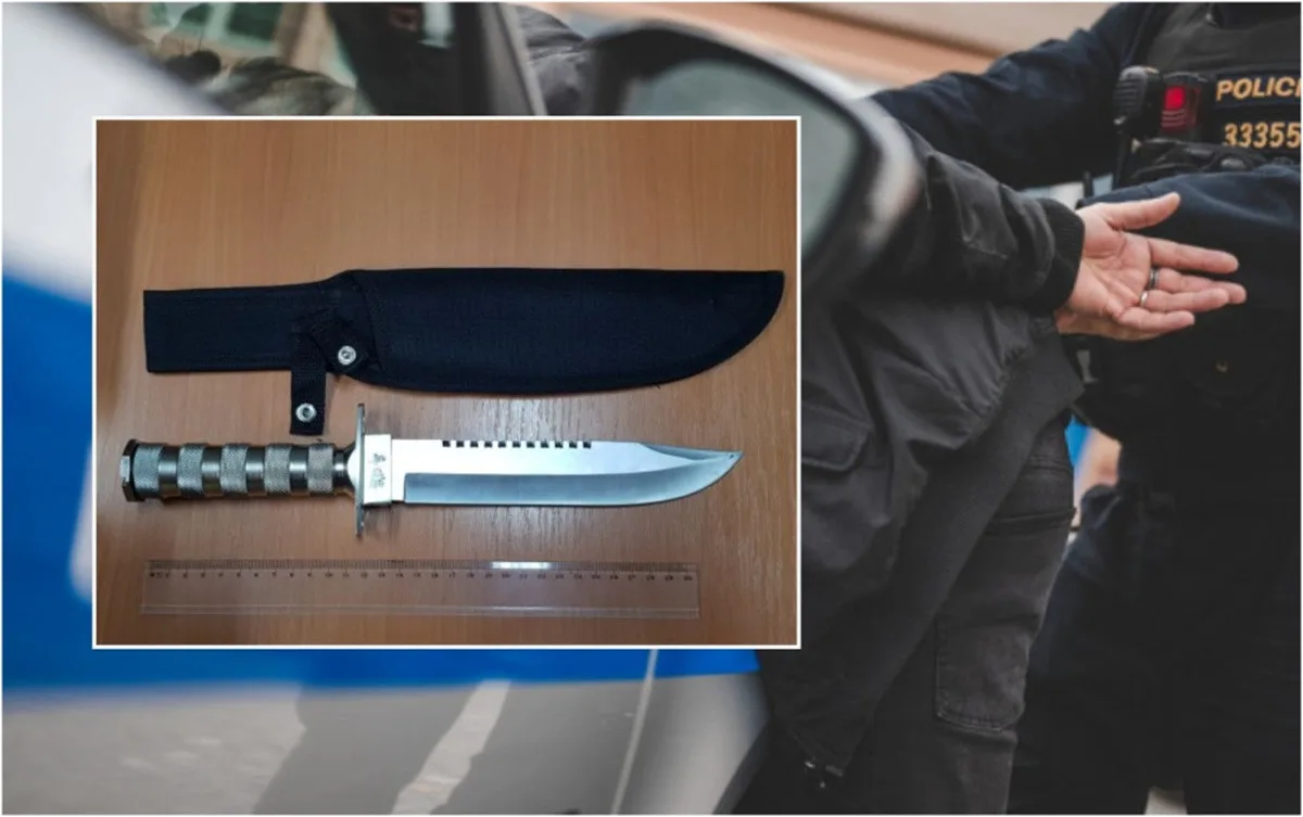 Opilý muž vytáhl v kempu nůž a napadal ostatní hosty, pak zaútočil i na policistu