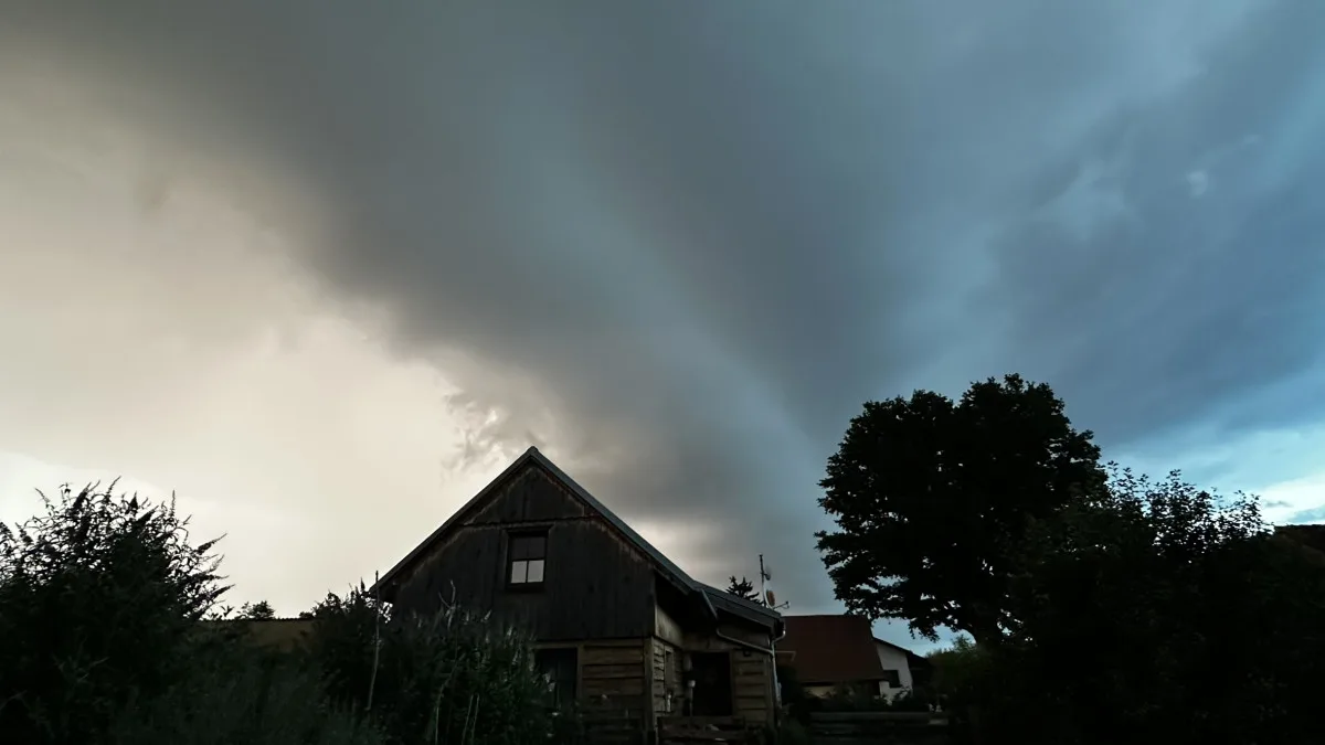 Bouřka na jižním Plzeňsku