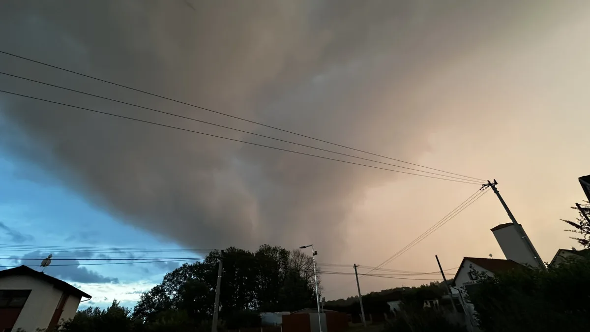 Bouřka na jižním Plzeňsku