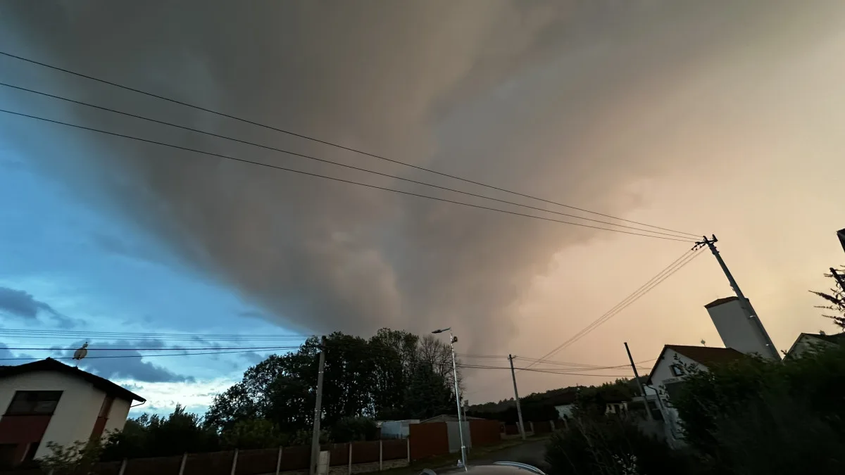 Bouřka na jižním Plzeňsku