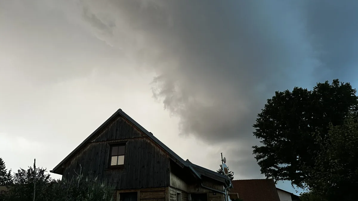 Bouřka na jižním Plzeňsku