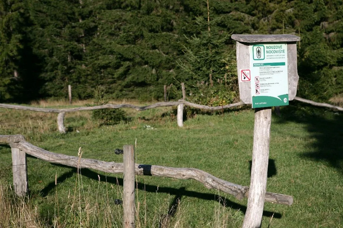 Nouzová nocoviště najdete také v Národním pakru Šumava