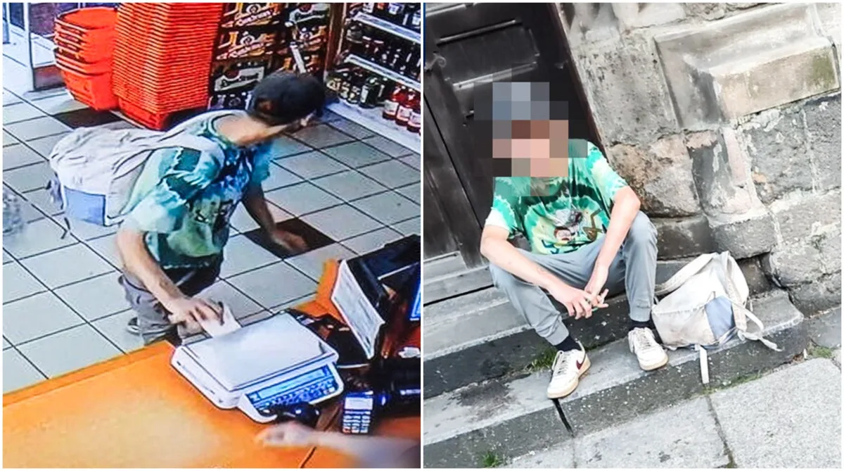 Přetahovaná na ulici o kraťasy a mikinu vyústila v odhalení nenechavého mladíka