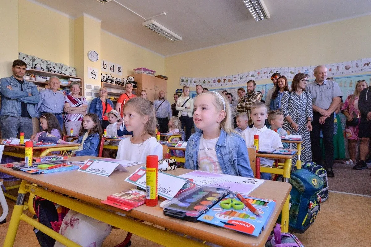 Prvňáčci v Bolevecké základní škole