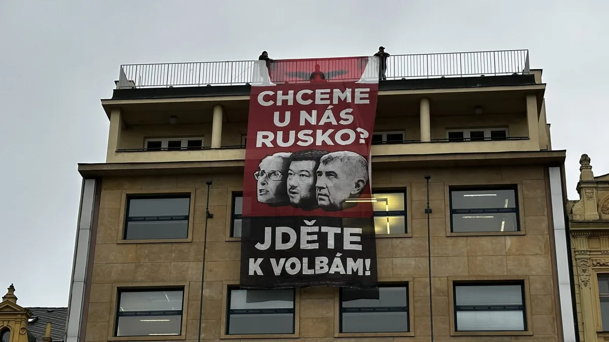Babiš šel na akci ANO v Plzni do ostrého konfliktu se studenty. Došlo i na Jezulátko