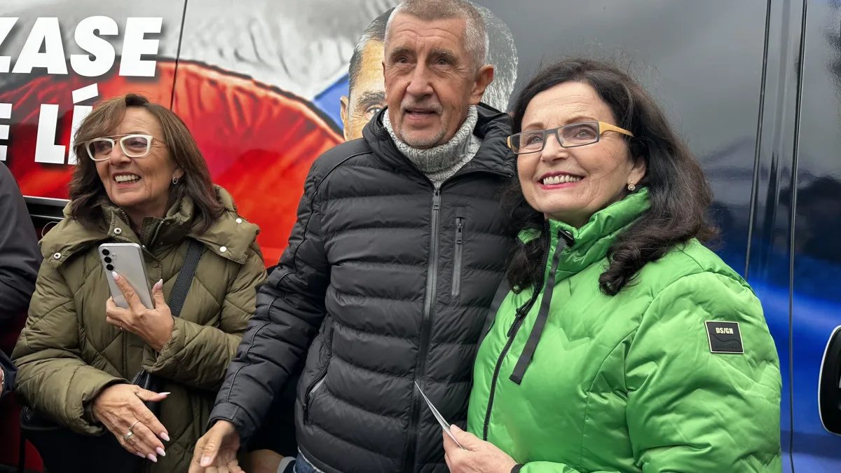 Babiš šel na akci ANO v Plzni do ostrého konfliktu se studenty. Došlo i na Jezulátko