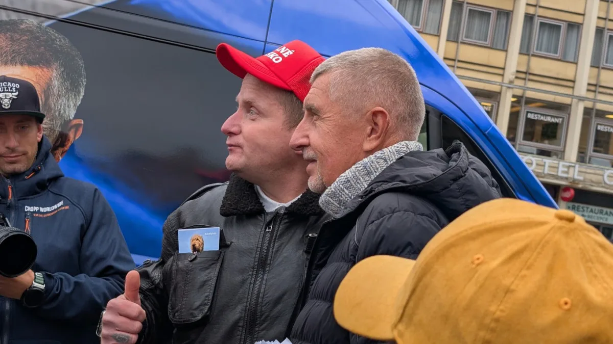 Babiš šel na akci ANO v Plzni do ostrého konfliktu se studenty. Došlo i na Jezulátko