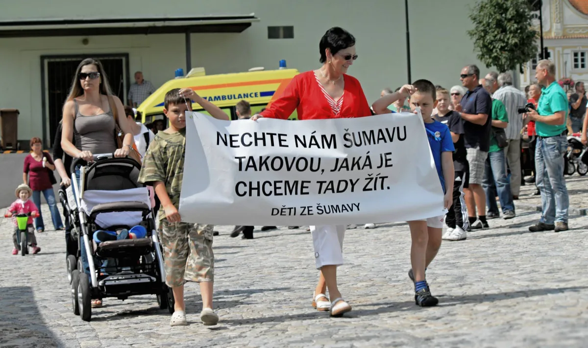 archivní foto Spolku Šumava nad zlato