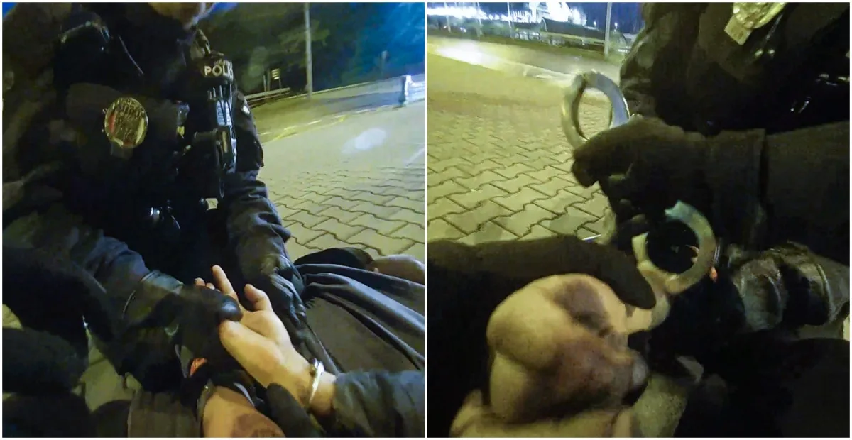Nepříliš voňavý ochmelka dělal ostudu u Lidlu. Na truc si sedl na zem a odmítal odejít