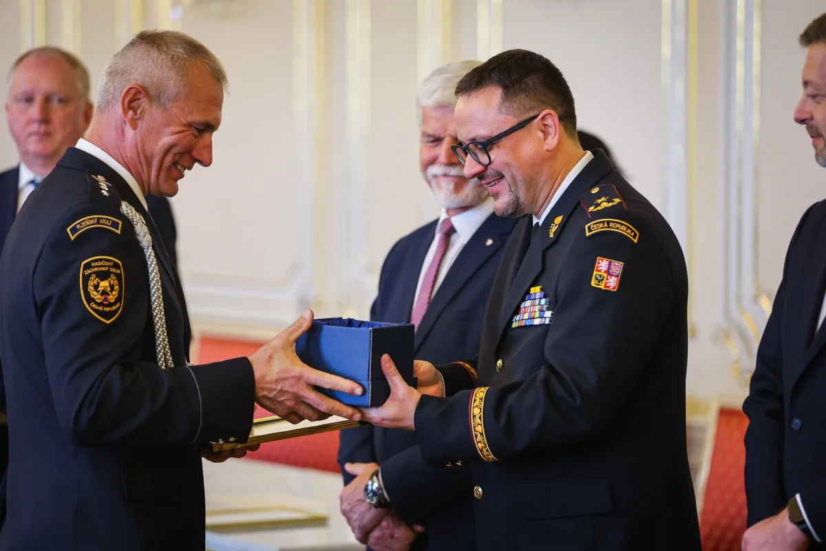 Za svůj odvážný počit obdržel Martin Provazník Cenu generálního ředitele HZS ČR