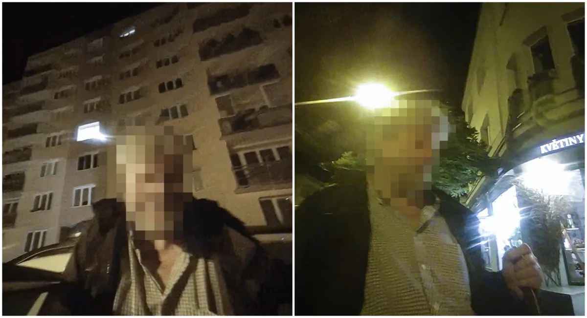 Slepému muži se vybila navigace, zůstal zmatený upřed ulic nočního města