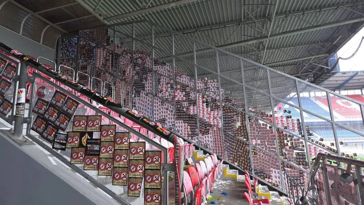 Slavia dostala rekordní pokutu 600 000 za řádění fanoušků a demolici stadionu v Plzni