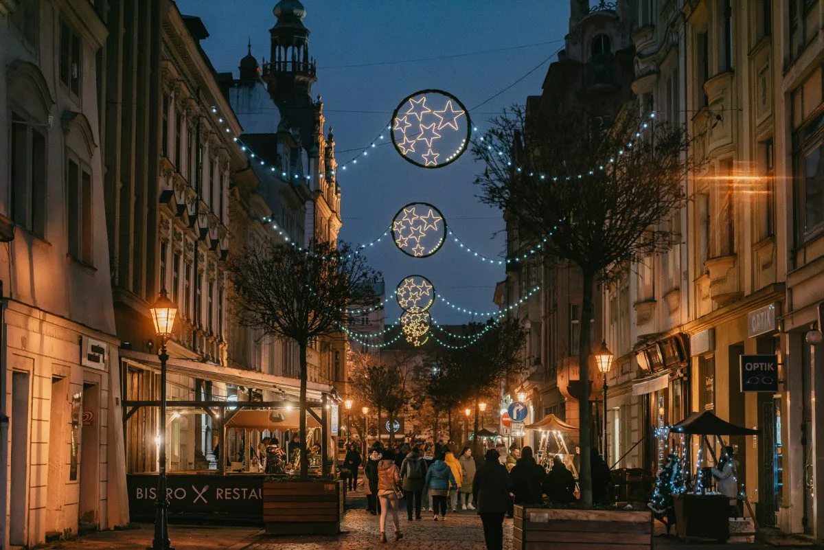 Plzeň v předvánoční době