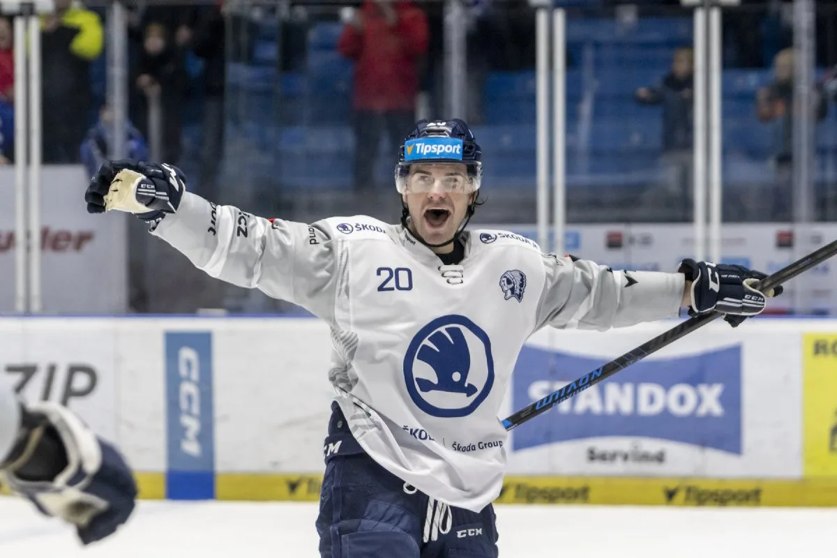 Hokejisté Plzně porazili Liberec 2:1 v prodloužení, rozhodl Zámorský