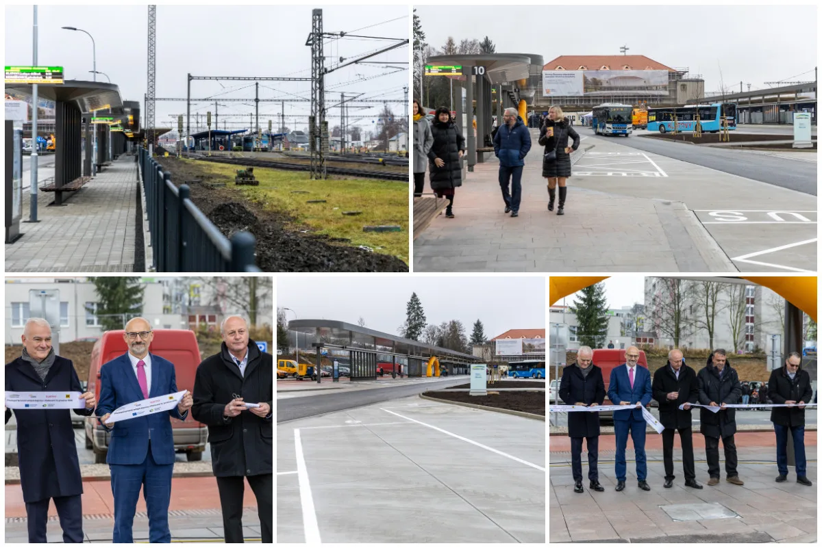 Cestující v neděli otestují nový terminál v Klatovech. Má parkoviště pro 106 řidičů
