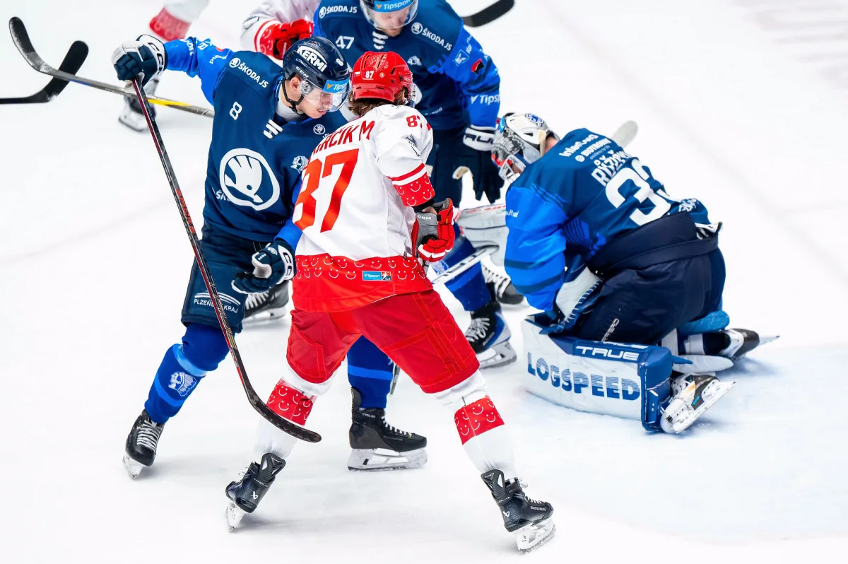 Drama jako ve filmu skončilo vítězstvím Ocelářů, Plzeň přetlačili v 65. minutě. Foto: Se svolením HC Oceláři Třinec