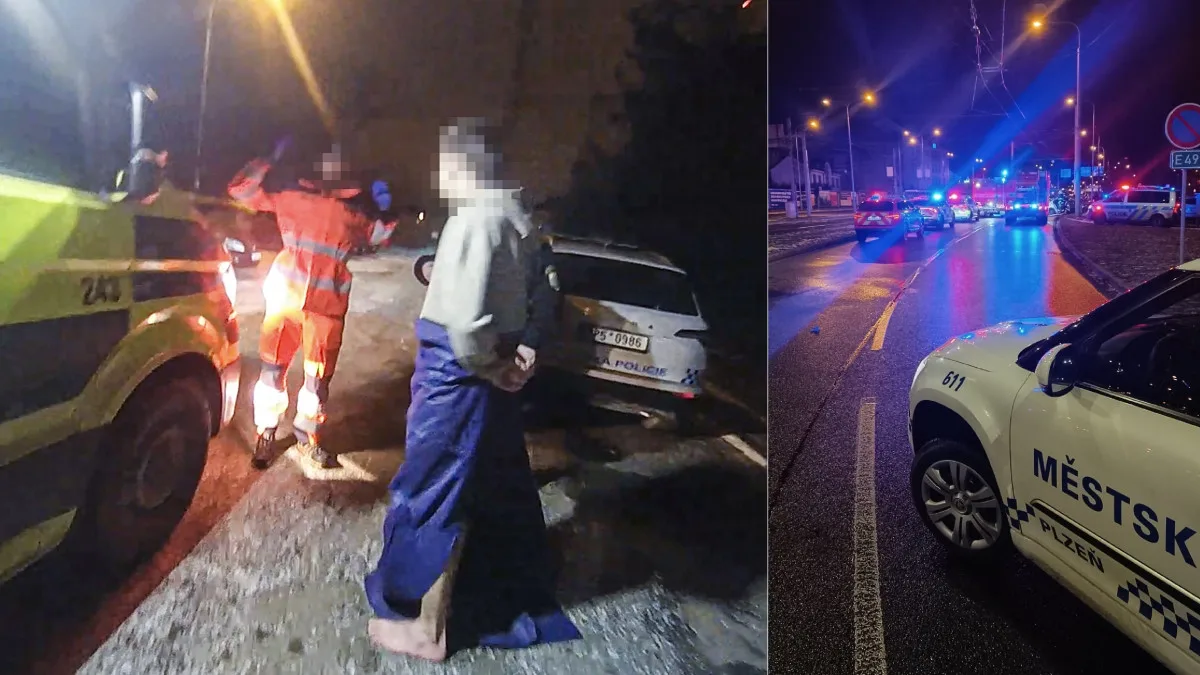 Ve spodním prádle, bez bot a v mrazu spal opilý muž v cizím autě. Ráno přišlo překvapení