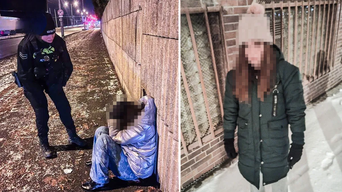 Na ulici našli sedět dvě na kost promrzlé dívky. Jedna nemluvila, druhá jen plakala