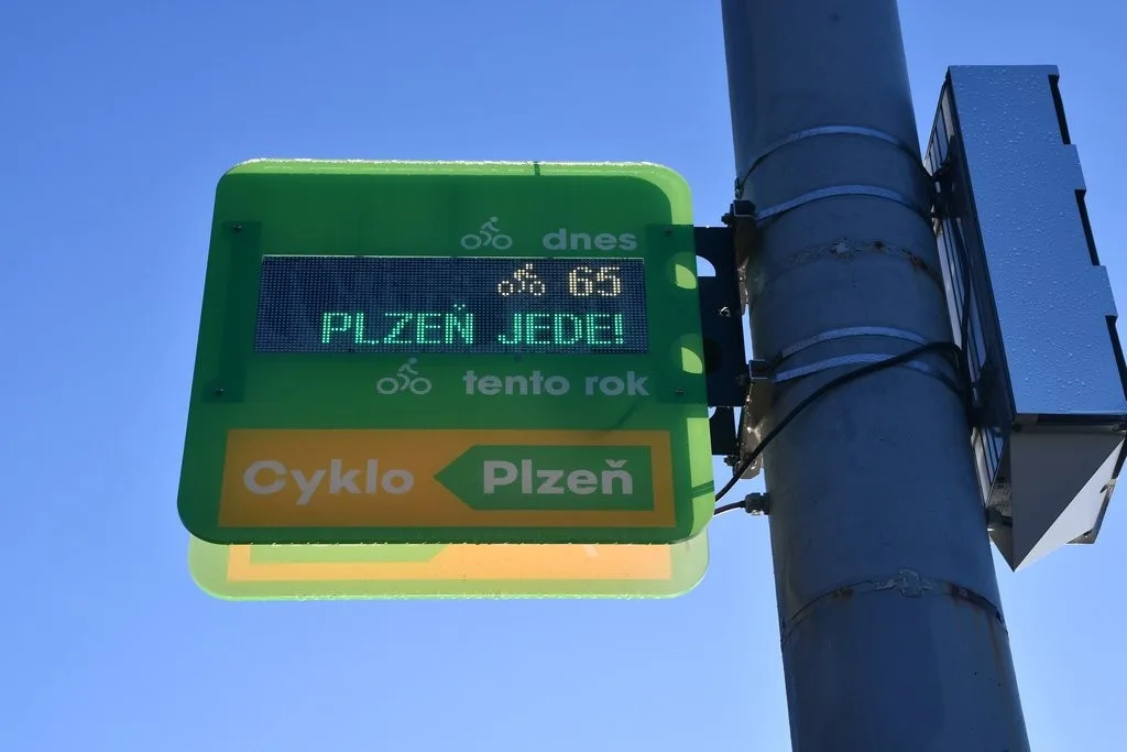 Obrovský provoz na cyklostezkách v Plzni. Sčítače zaznamenaly statisíce průjezdů za rok