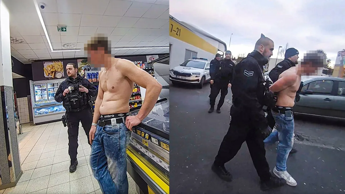 Hlídka městské policie zadržela v supermarketu nebezpečného muže
