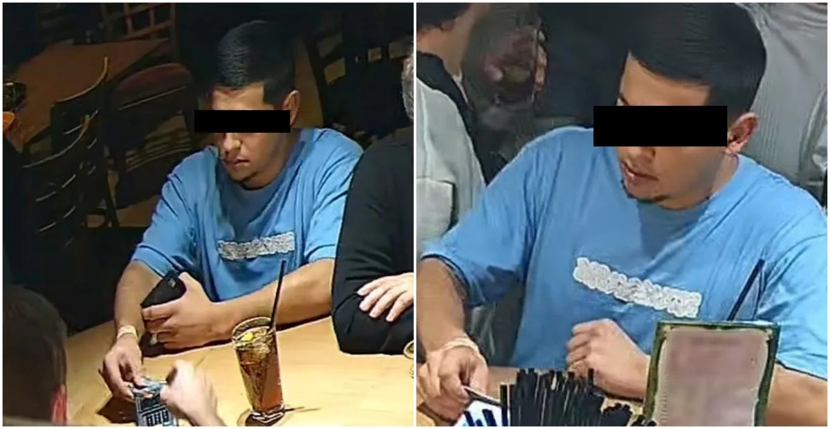 Zloděj ukradl v klubu kabelku i kartu a vyrazil utrácet. Policie pátrala po muži z fotek