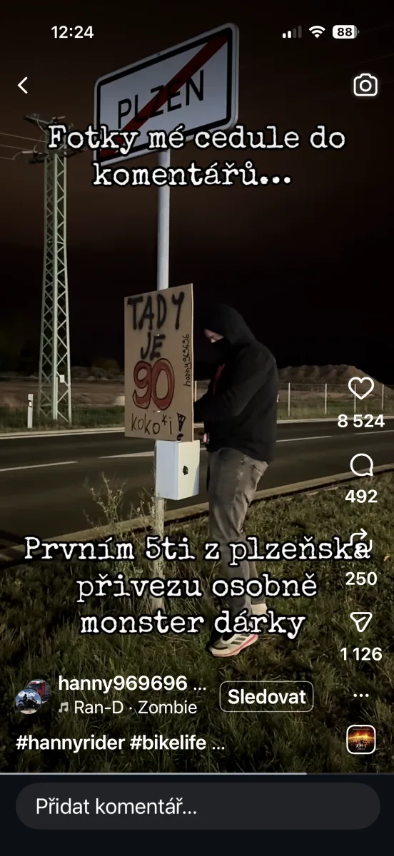 Lidová tvořivost jednoho naštvaného řidiče