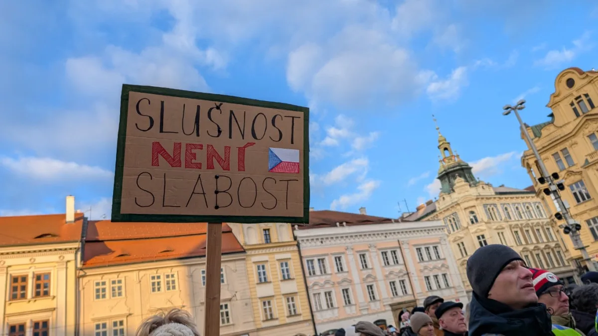 Přerostlé dítě za ministra nechceme, lidé v Plzni vyjádřili prezidentovi podporu
