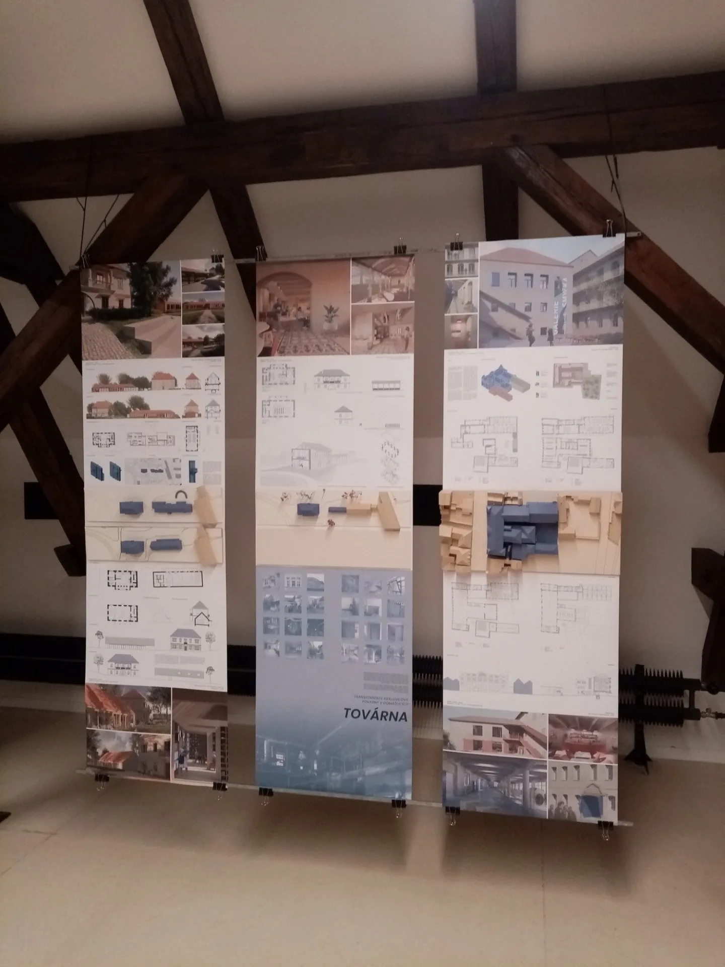 Studenti architektury představili své návrhy na využití bývalé továrny z roku 1884