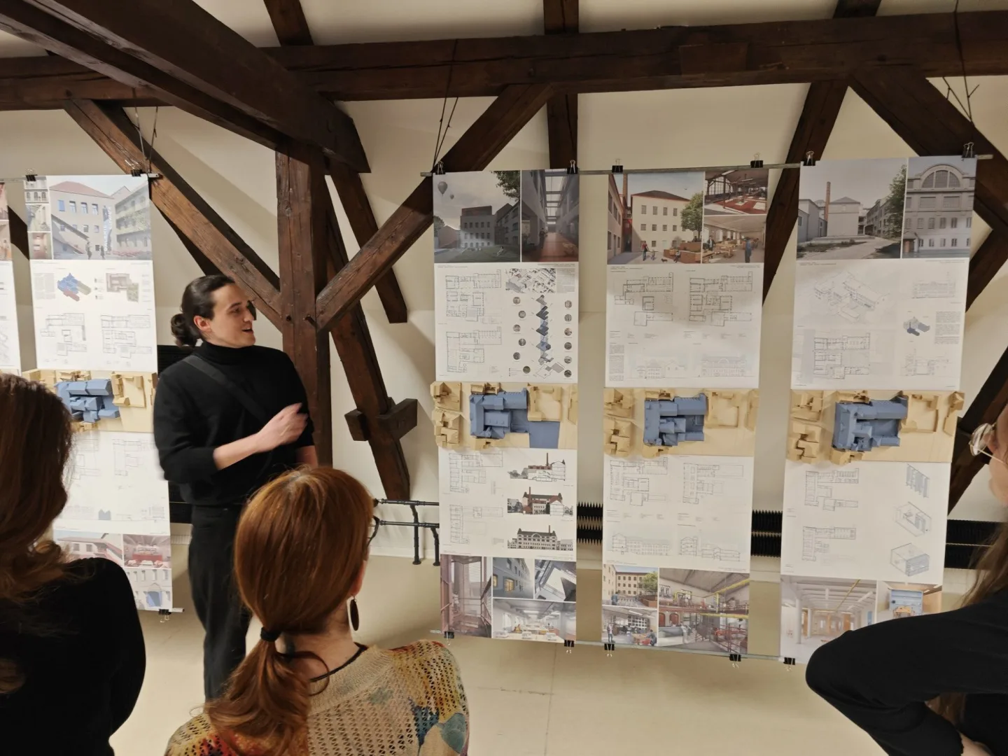 Studenti architektury představili své návrhy na využití bývalé továrny z roku 1884