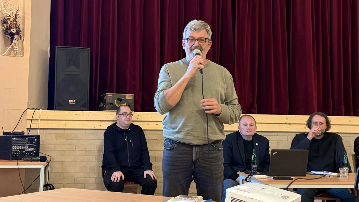 Slovo dostal i kastelán zámku Nebílovy Milan Fiala