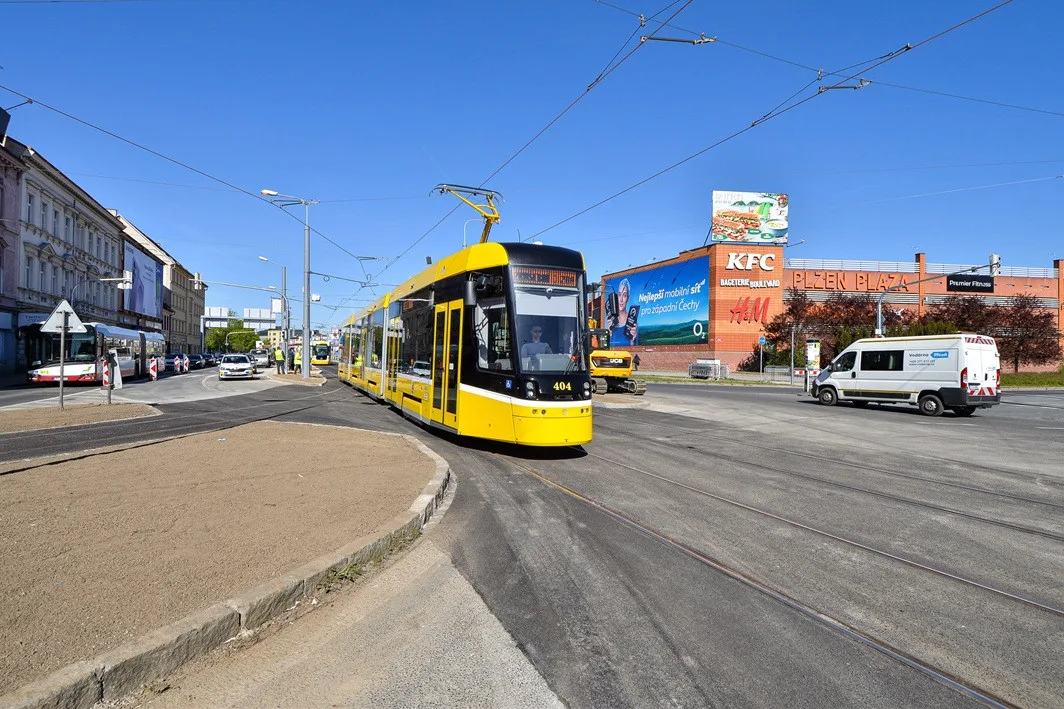 Končí rekonstrukce tramvajové trati číslo 2. Provoz se na koleje vrátí od 1. května