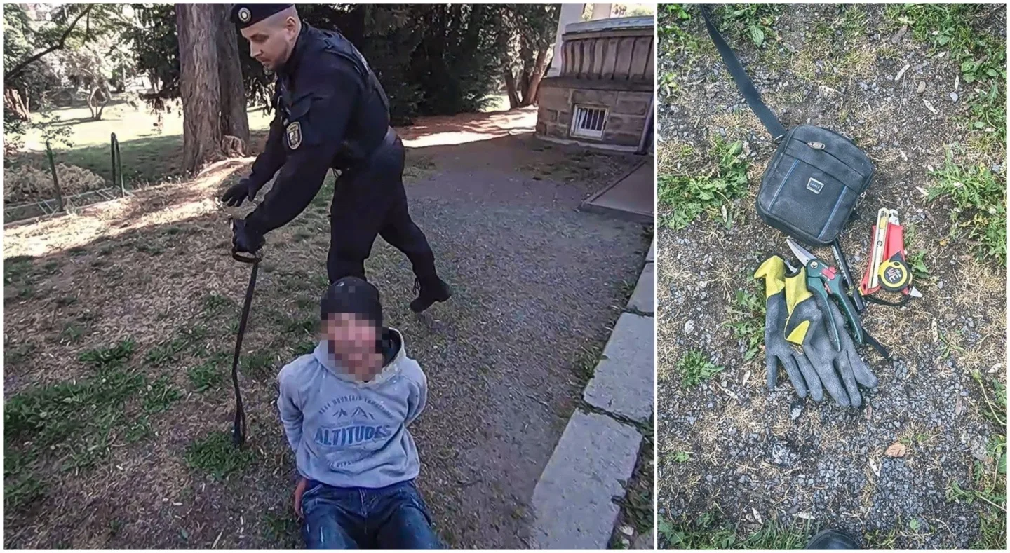 Ozbrojený muž se snažil vloupat do školky. Když přišli strážníci, sáhl po noži