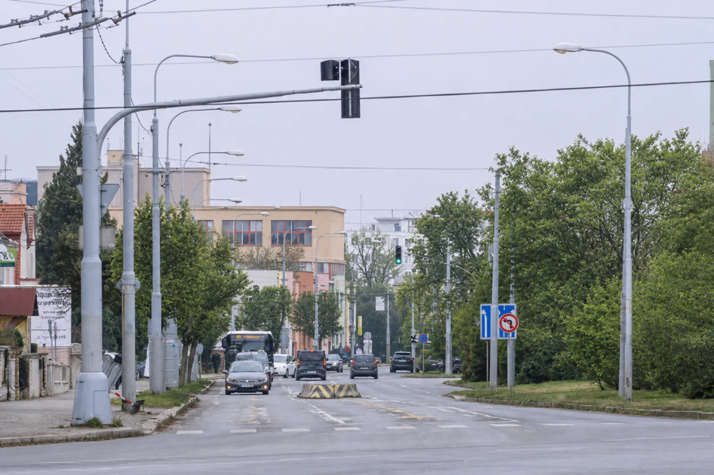 Masarykova ulice před rekonstrukcí
