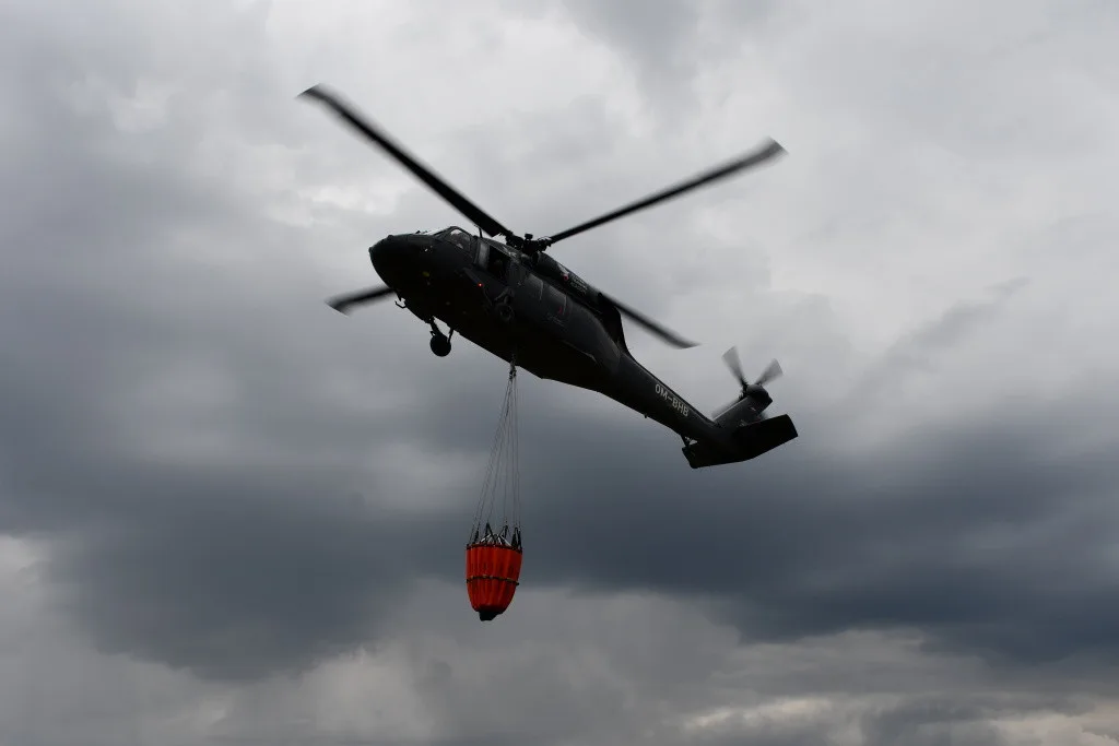 ilustrační foto vrtulníku Black Hawk.