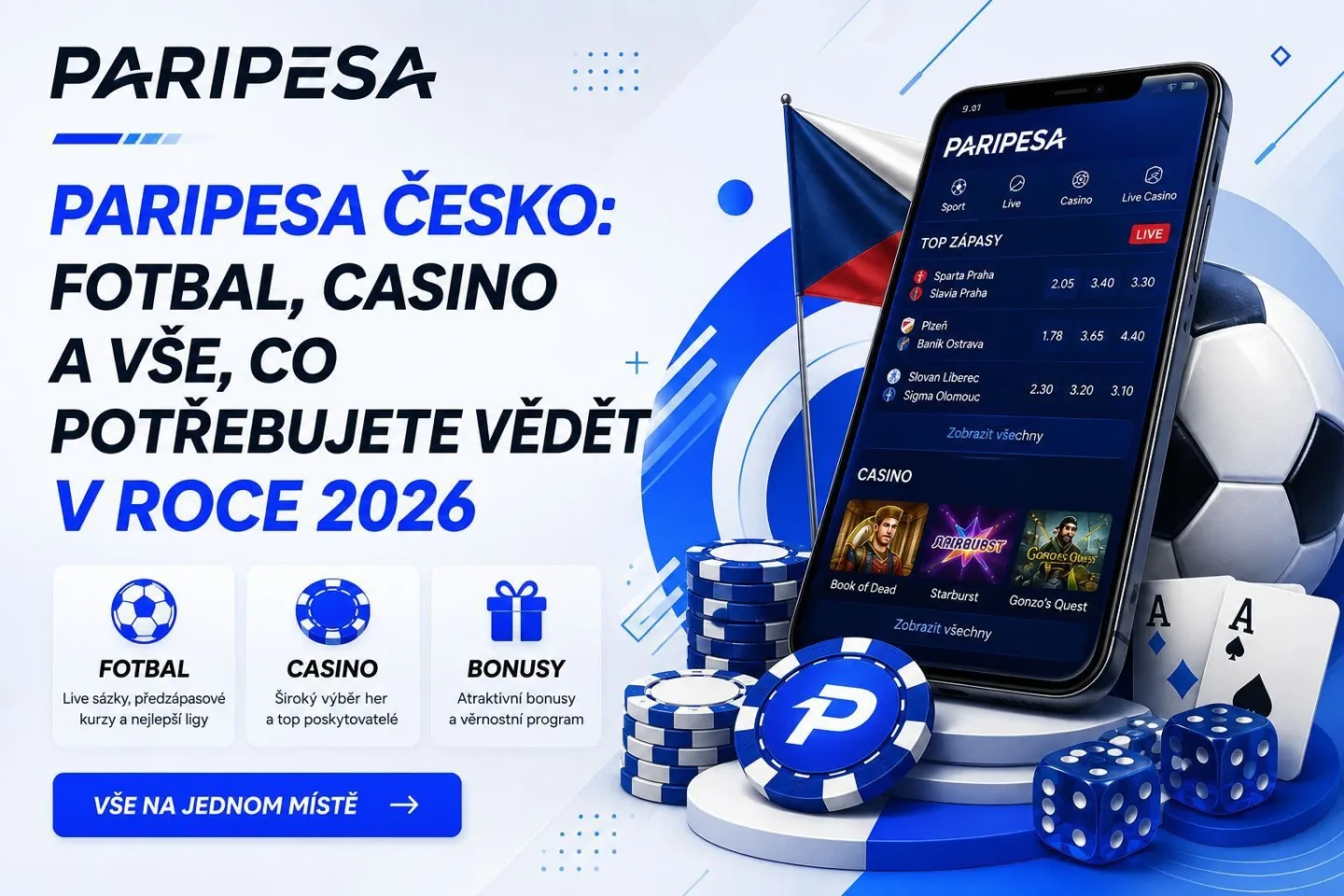 Paripesa Česko: Fotbal, Casino a Vše, co Potřebujete Vědět v roce 2026