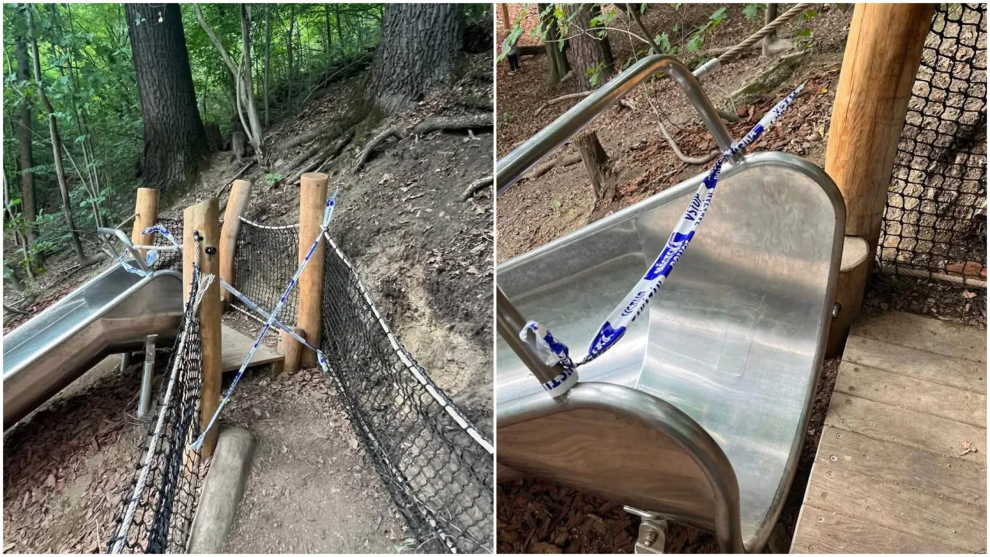 Vandalové poškodili nové hřiště pár dní po jeho otevření, město vyšlo na miliony