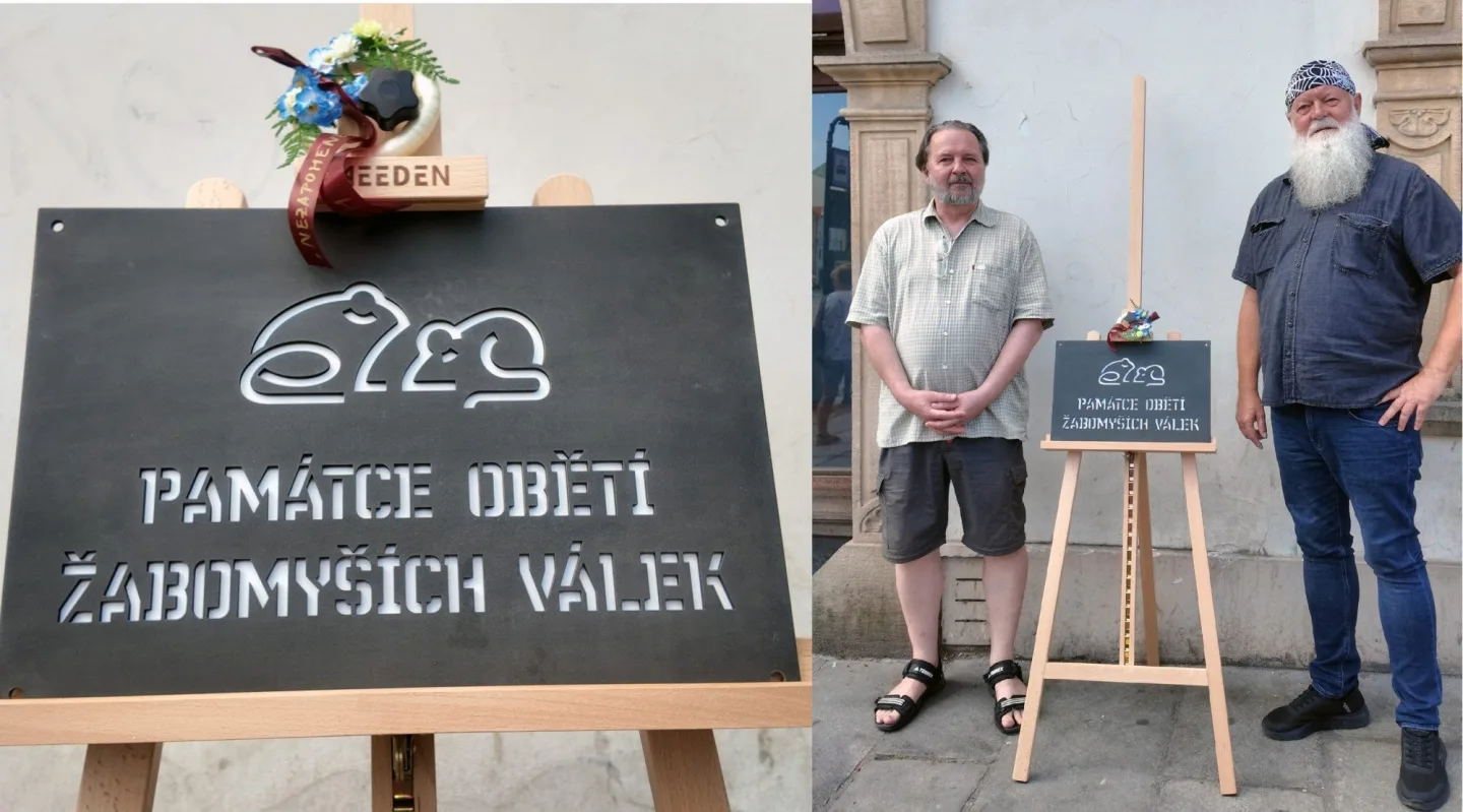 Jan Košťál odhalil desku s Lumírem Aschenbrennerem