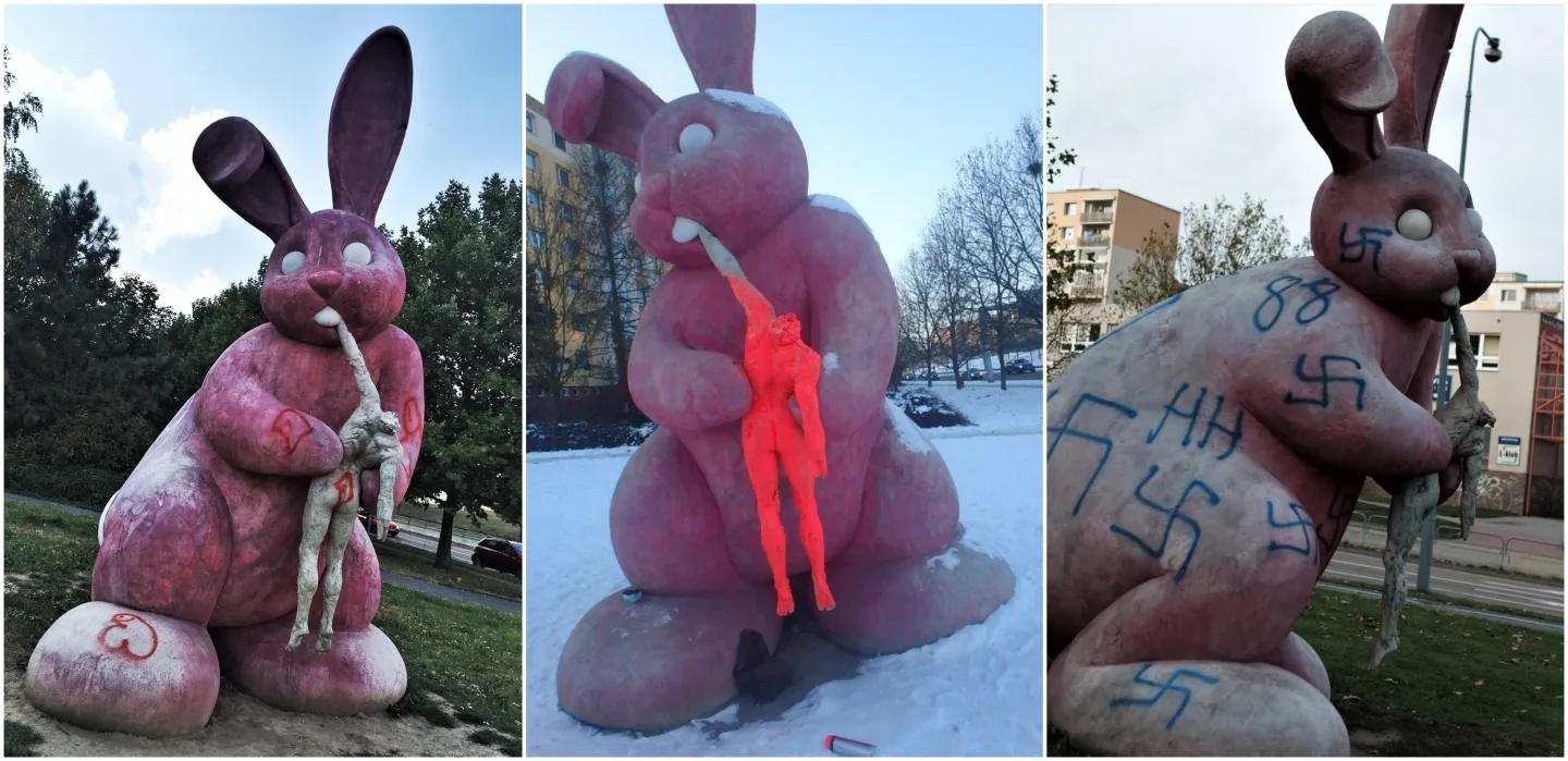 Sochu už v minulosti poškodili vandalové.