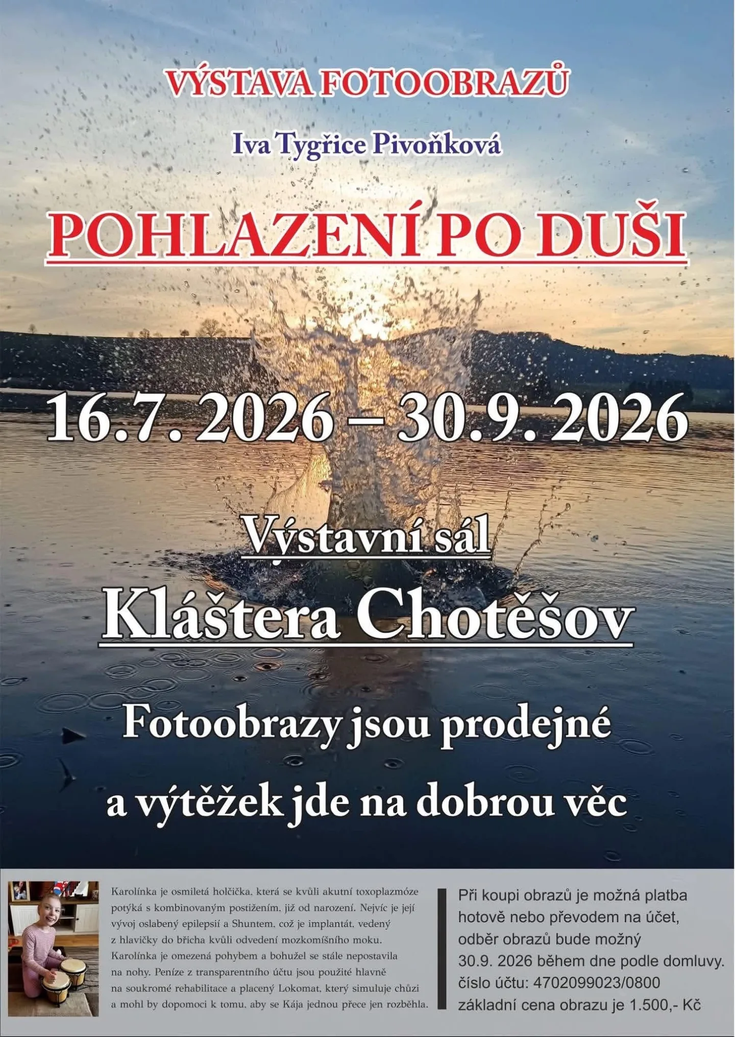 Výstava fotoobrazů pro dobrou věc