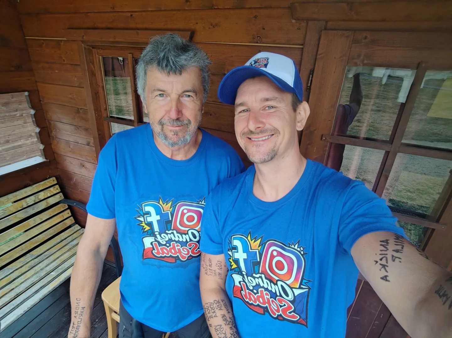 Ondřej Sejbal a jeho otec Leoš Sejbal.