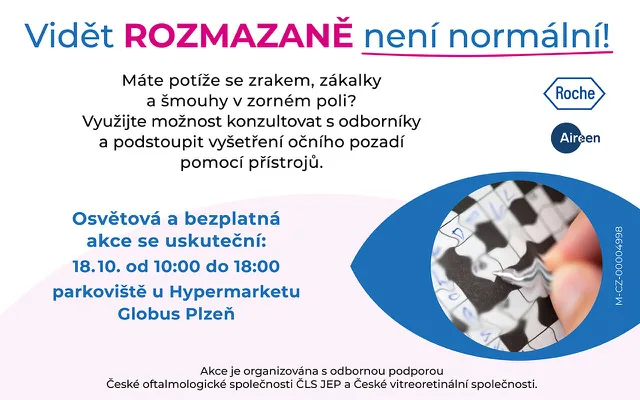Vidět rozmazaně není normální