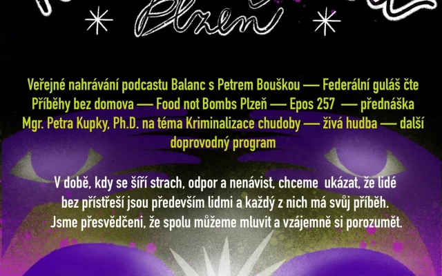 Noc venku Plzeň