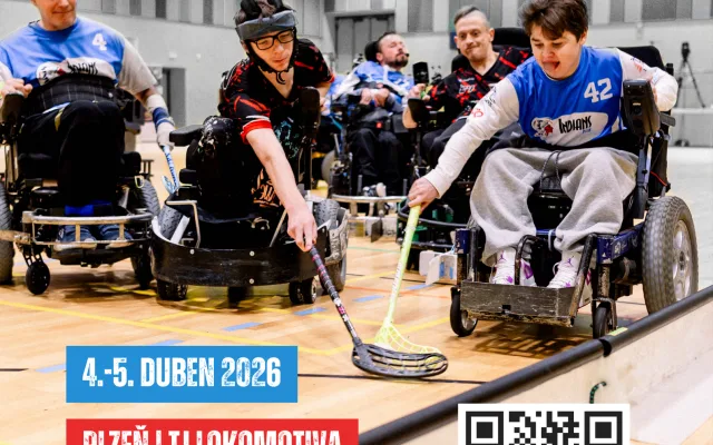 Mezinárodní turnaj Pilsen Powerchair Open 2026 v Powerchair Hockey