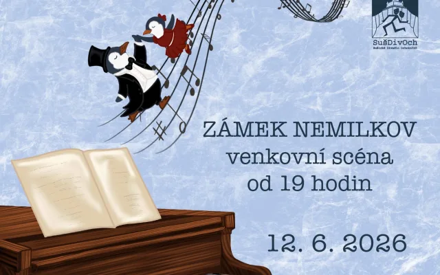 Divadelní představení Valčík tučňáků na zámku Nemilkov