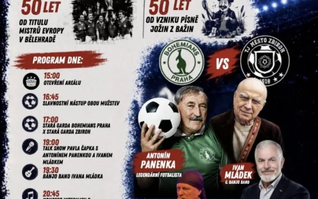 Panenka a Mládek ve Zbirohu oslaví 50 let od svých úspěchů