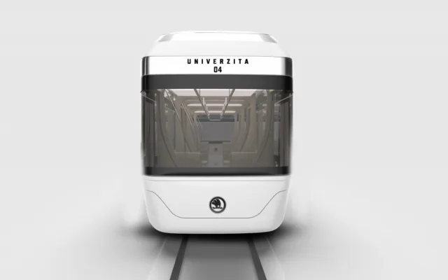 Plzeňští studenti jako vizi dopravy ukázali tramvaje bez řidiče.