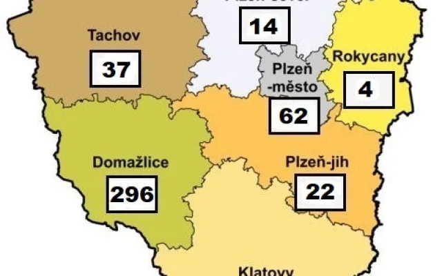 Počet osob s pozitivním testem na koronavirus v Plzeňském kraji stoupl na 507