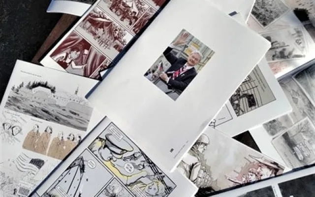 Studenti Sutnarky vytvořili komiks na základě 11 skutečných příběhů z konce války
