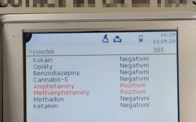 Zdrogovaná řidička